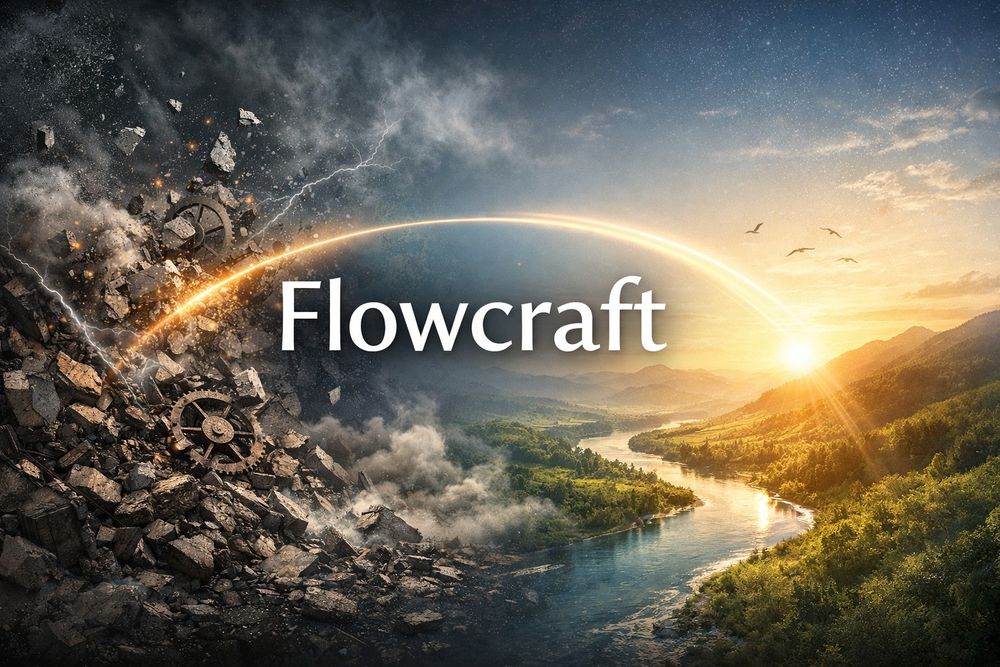 Flowcraft - entropy becomes beautiful landscape
