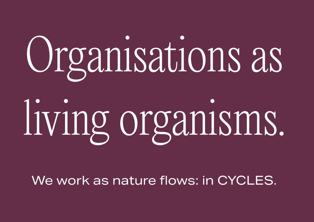 Organizations as living organisms.