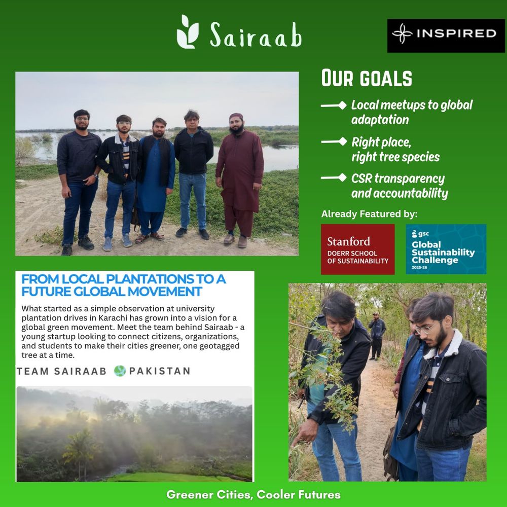 At Sairaab we contribute towards goals like local meetups to global adaptation, placing right trees at the right places, and ensuring CSR transparency and accountability.