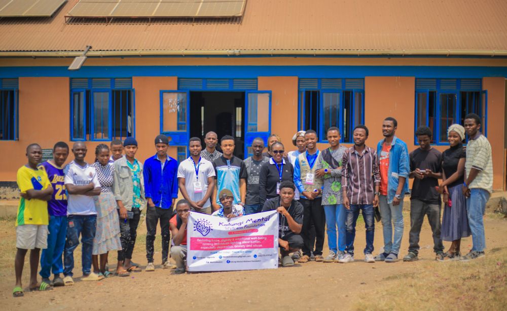 Mental health outreach with youths in Kyaka Refugee Camp
