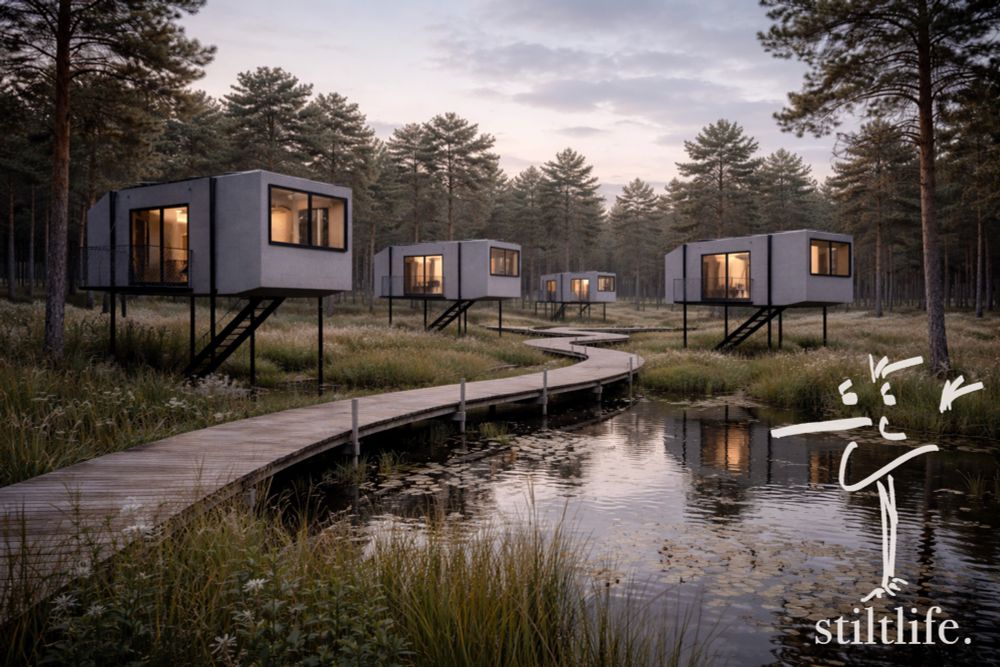 Stilt Settlement in a sensitive wetland
Foto: Stiltlife GmbH & Co. KG