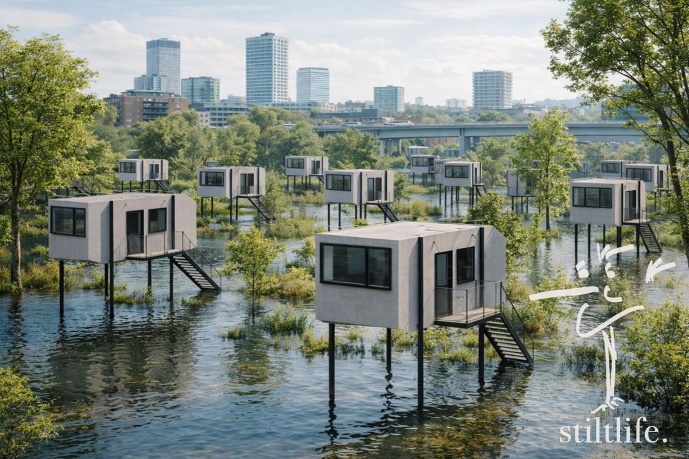 Stilt Settlement in a flood-prone area
Foto: Stiltlife GmbH & Co. KG