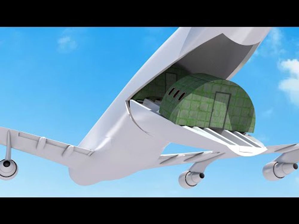 Rescue and supply capsules for aircrafts, large hellicopters and space shuttles