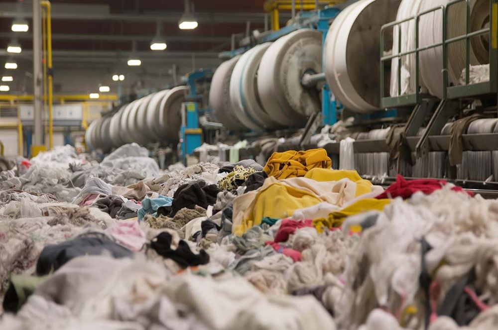 textile recycling factory in India