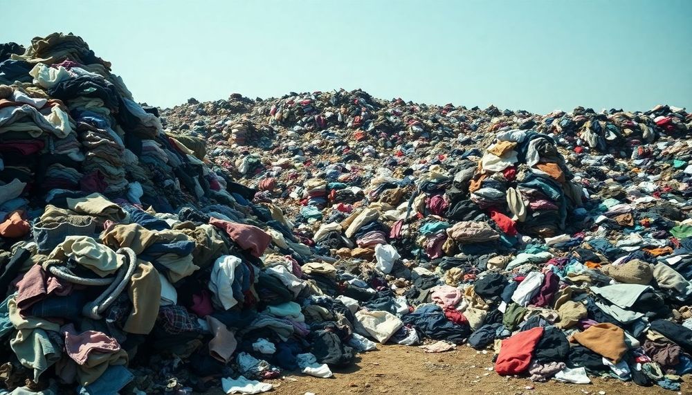 clothes landfill