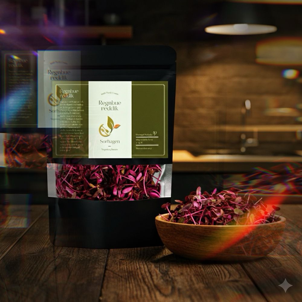 Bloodamaranth, microgreens, norway, sorhagen, sørhagen