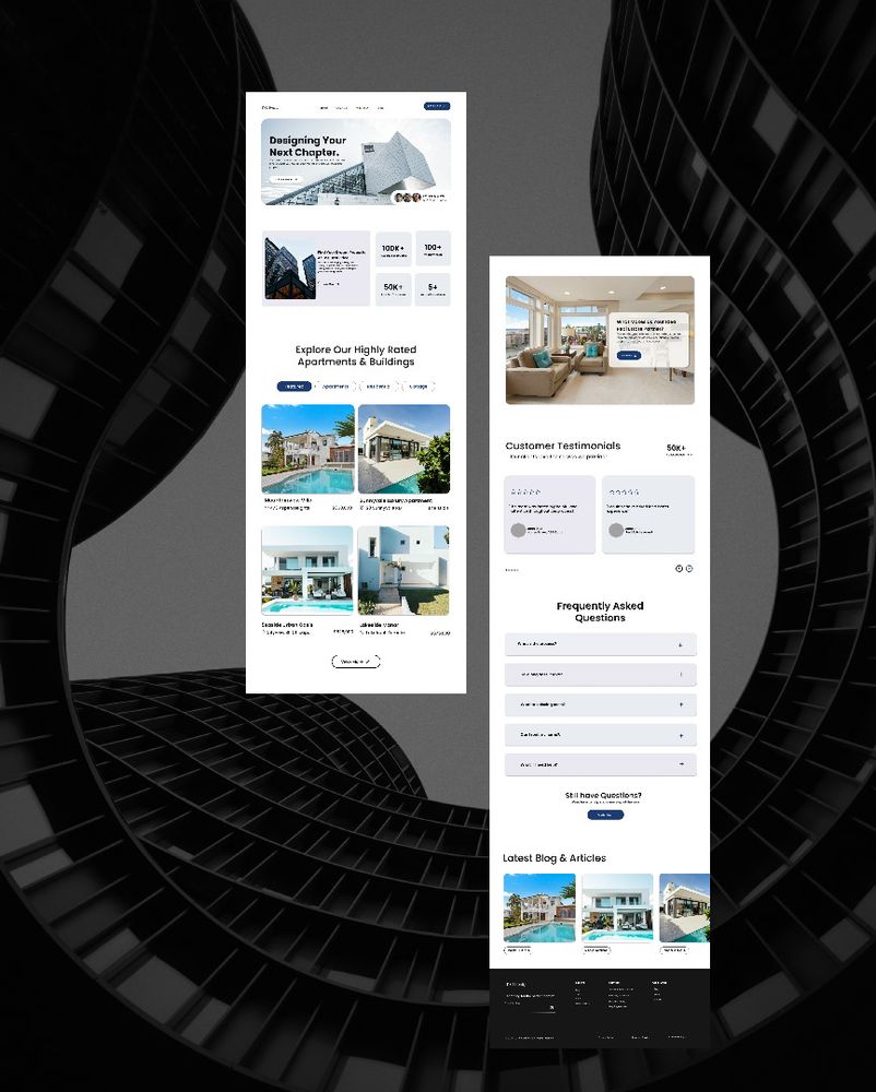 Web landing page design 